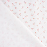 Piqué Algodón Mini Flores Rosa - Ribes y Casals