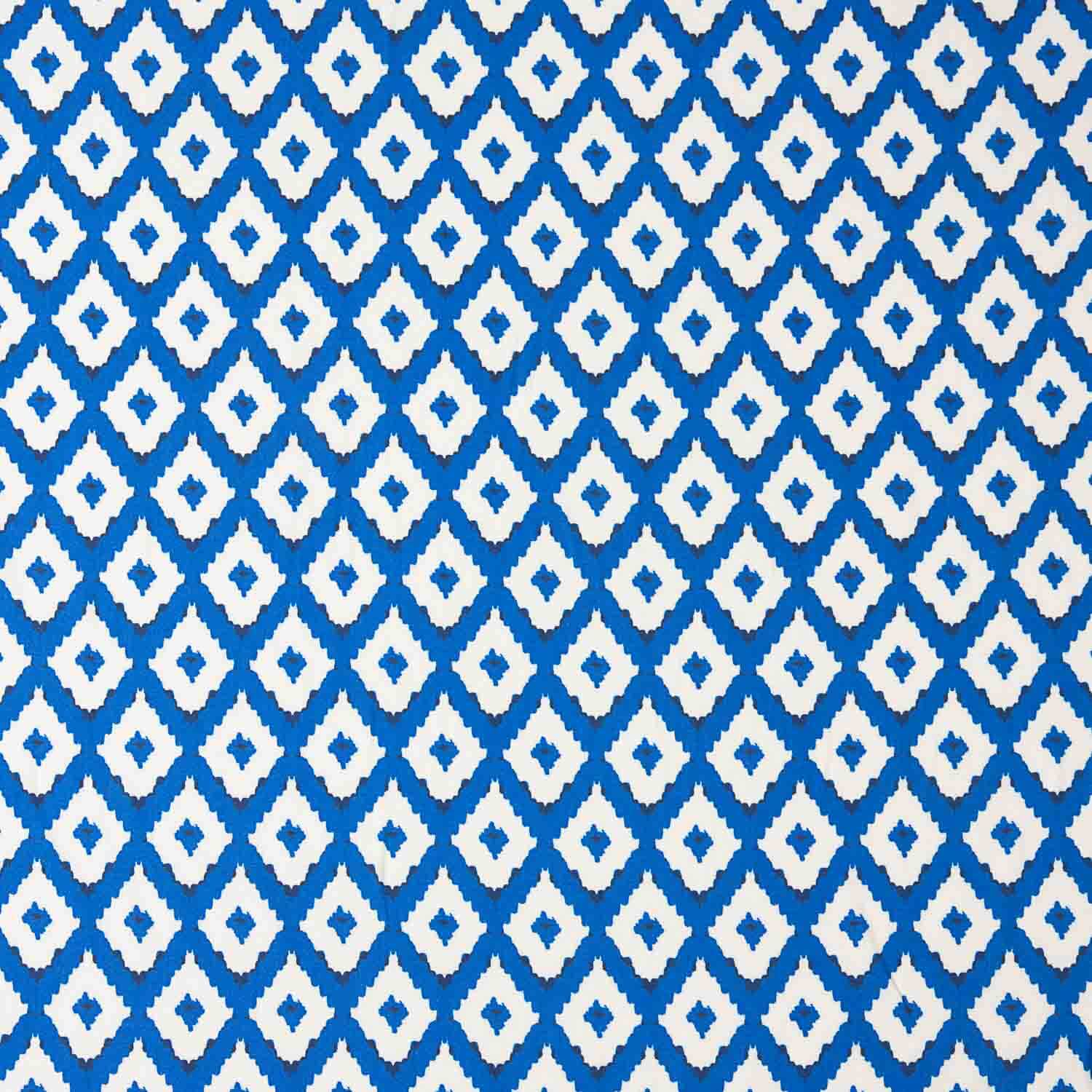 Viscosa Estampada Ikat Azul - Ribes y Casals
