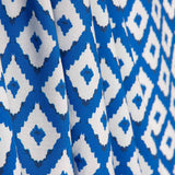 Viscosa Estampada Ikat Azul - Ribes y Casals