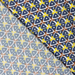 Viscosa Estampada Kaleido Azul Marino - Ribes y Casals