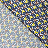 Viscosa Estampada Kaleido Azul Marino - Ribes y Casals