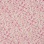 Popelín Algodón Orgánico Estampado Mil Flores Fucsia - Ribes y Casals