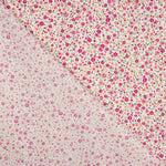 Popelín Algodón Orgánico Estampado Mil Flores Fucsia - Ribes y Casals