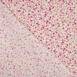 Popelín Algodón Orgánico Estampado Mil Flores Fucsia - Ribes y Casals