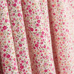 Popelín Algodón Orgánico Estampado Mil Flores Fucsia - Ribes y Casals