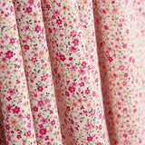 Popelín Algodón Orgánico Estampado Mil Flores Fucsia - Ribes y Casals