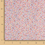 Popelín Algodón Orgánico Estampado Mil Flores Rosas - Ribes y Casals