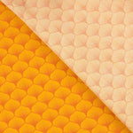 Popelín Algodón Estampado Abanicos Naranja - Ribes y Casals