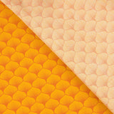 Popelín Algodón Estampado Abanicos Naranja - Ribes y Casals