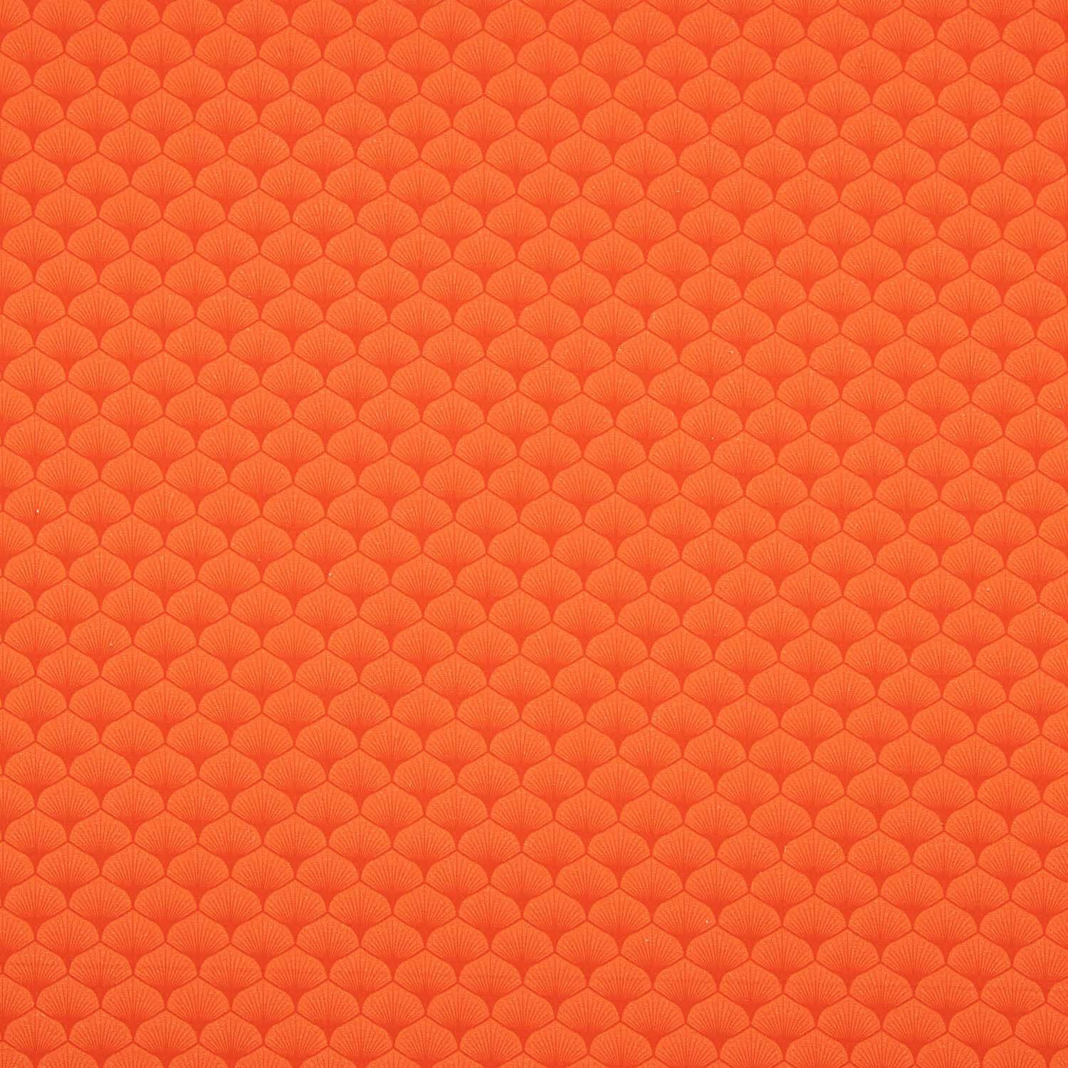 Popelín Algodón Estampado Abanicos Rojo Coral - Ribes y Casals