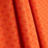 Popelín Algodón Estampado Abanicos Rojo Coral - Ribes y Casals