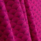 Popelín Algodón Estampado Abanicos Fucsia - Ribes y Casals