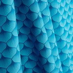 Popelín Algodón Estampado Abanicos Turquesa - Ribes y Casals