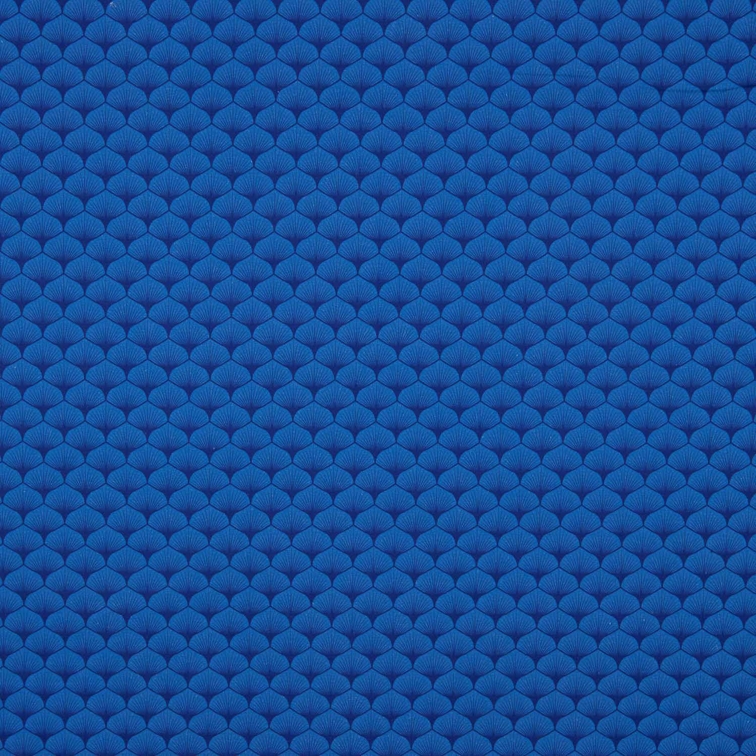 Popelín Algodón Estampado Abanicos Azul - Ribes y Casals