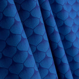 Popelín Algodón Estampado Abanicos Azul - Ribes y Casals