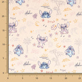Popelín Algodón Estampado Stitch y Angel - Ribes y Casals