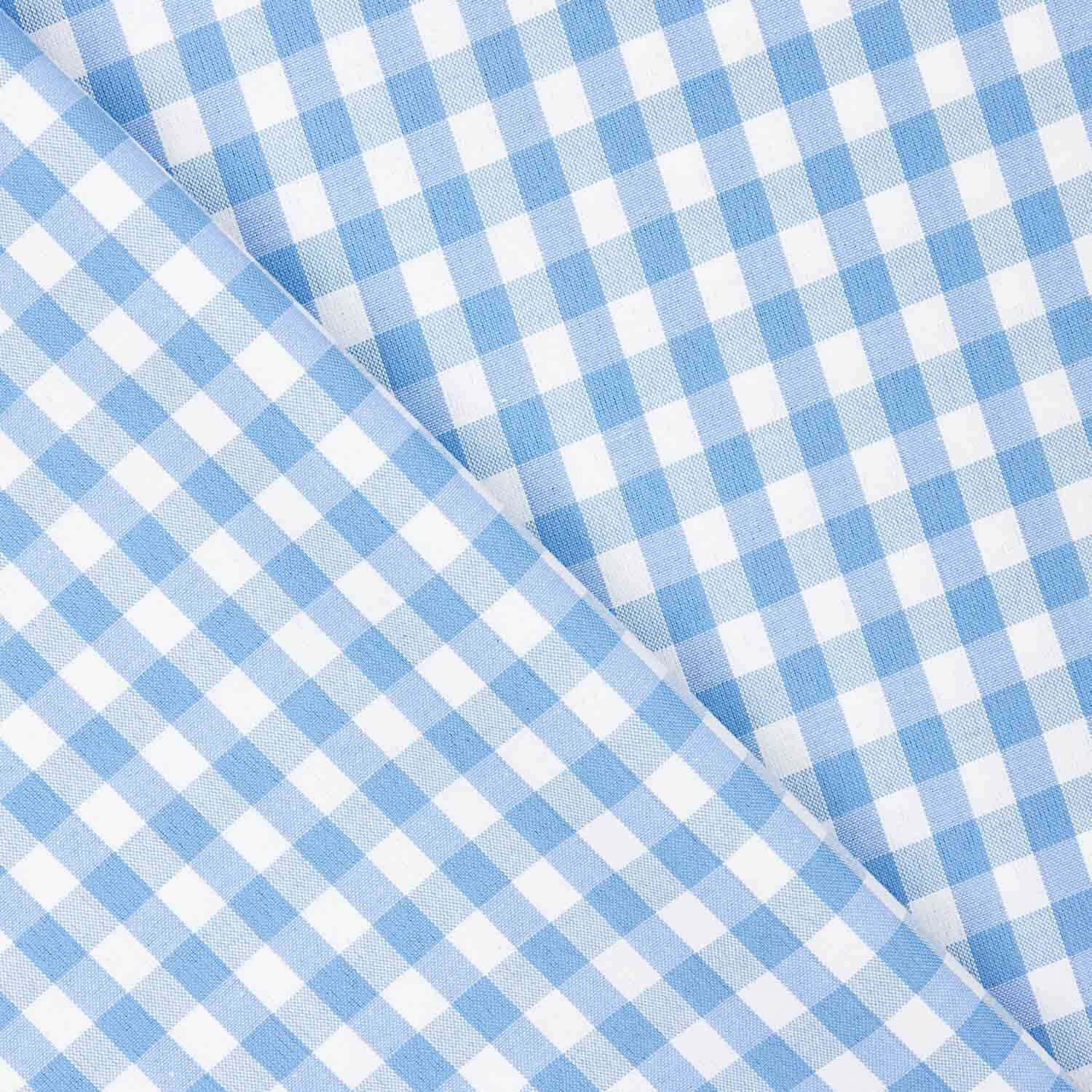Cuadros Vichy Basic Azul Claro Mediano 60 - Ribes y Casals