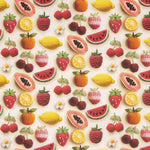 Cretona Algodón Estampado Frutas Gourmet - Ribes y Casals