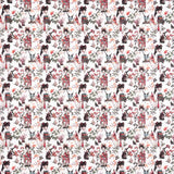 Popelín Algodón Estampado Geishas Japonesas - Ribes y Casals