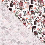 Popelín Algodón Estampado Geishas Japonesas - Ribes y Casals