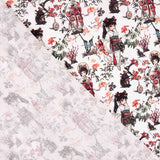 Popelín Algodón Estampado Geishas Japonesas - Ribes y Casals