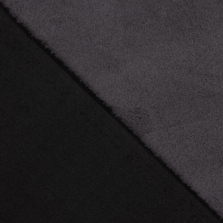Punto Scuba Antelina Velour Gris Oscuro - Ribes y Casals