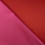 Raso Mikado Reversible Tornasol Rojo y Fucsia - Ribes y Casals