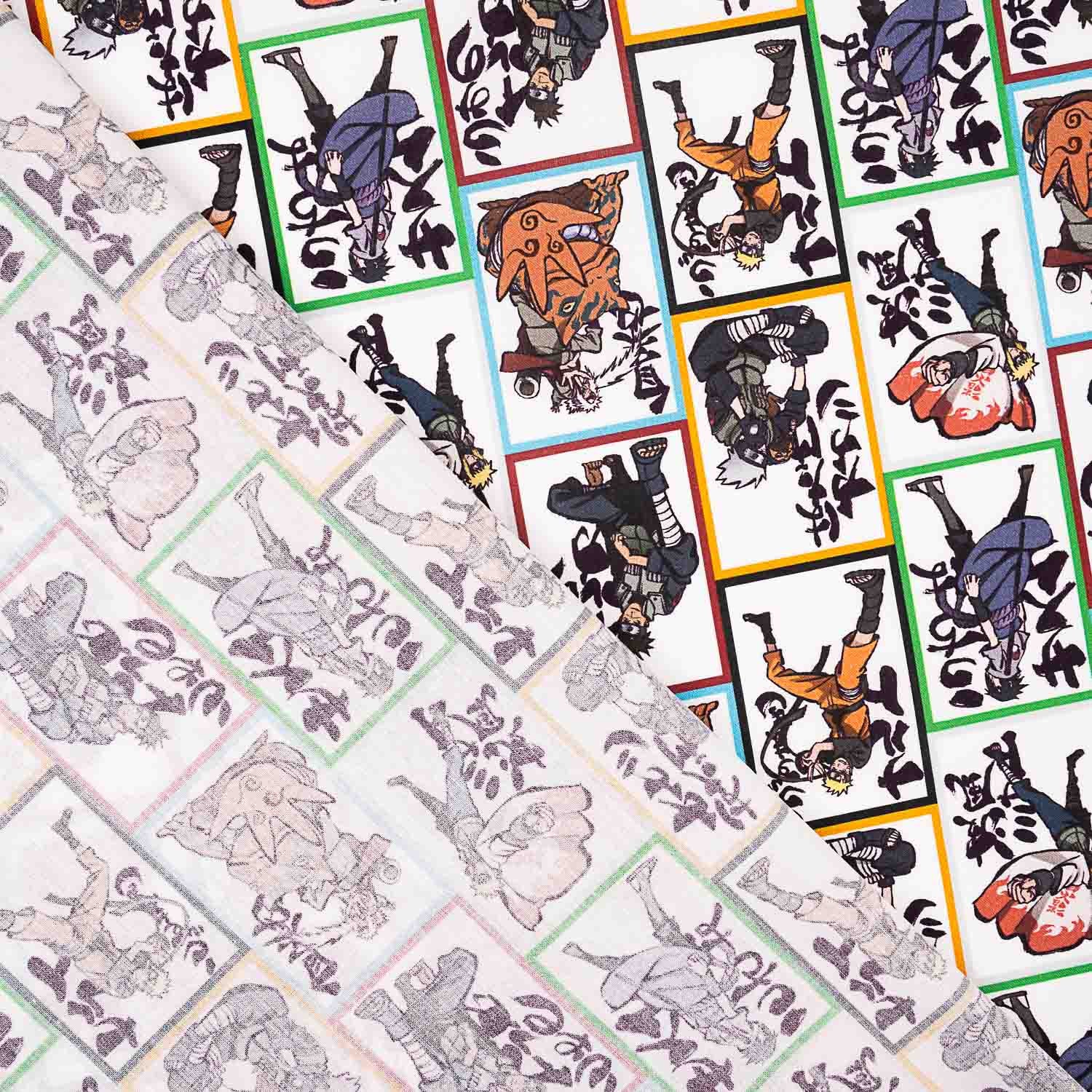 Popelín Algodón Estampado Naruto - Ribes y Casals