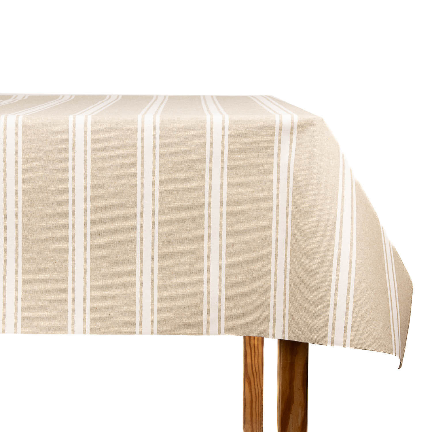 Resinada Antimanchas Rayas Beige y Blancas - Ribes y Casals