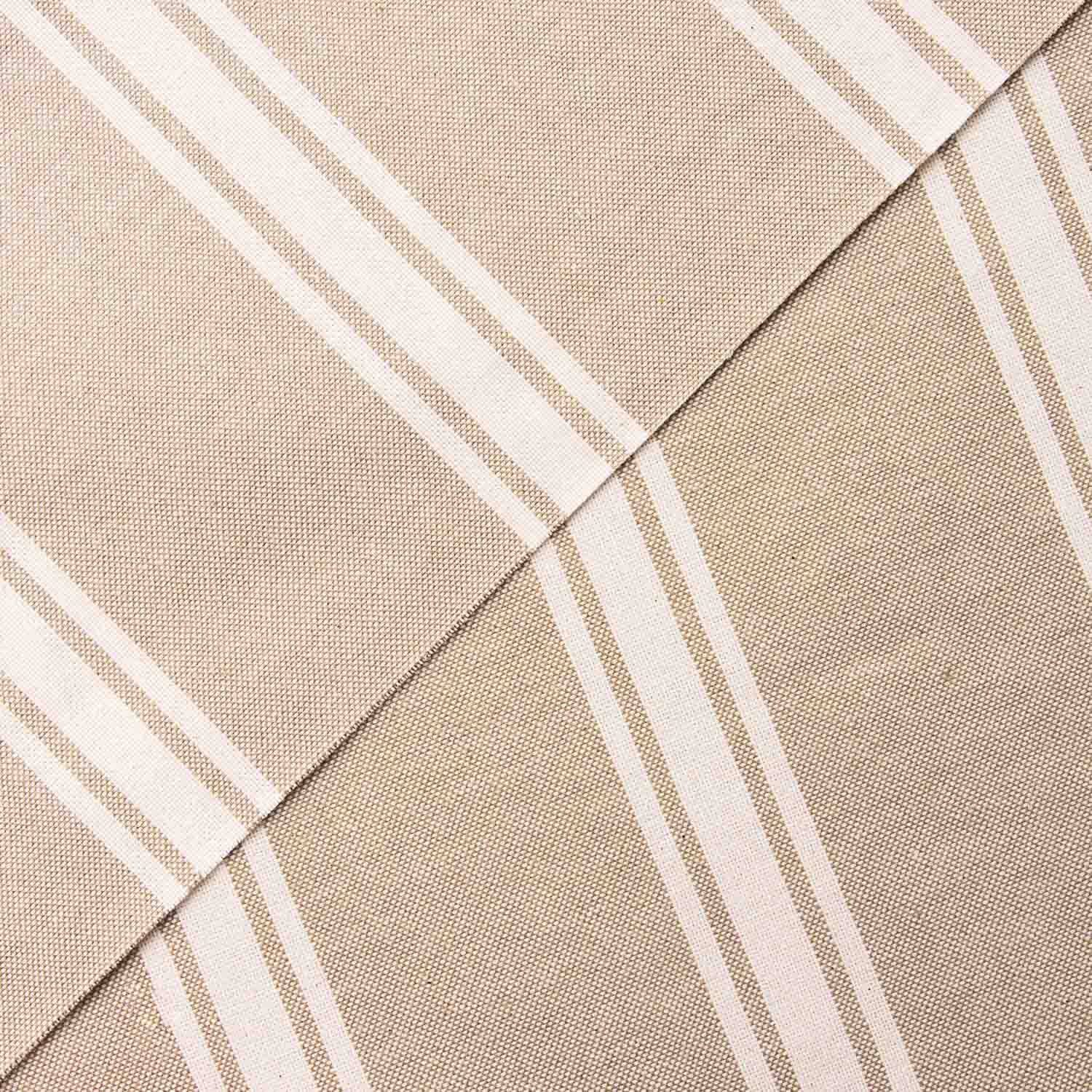 Resinada Antimanchas Rayas Beige y Blancas - Ribes y Casals