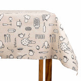 Mantel Resinado Cocina Food Ilustrado - Ribes y Casals
