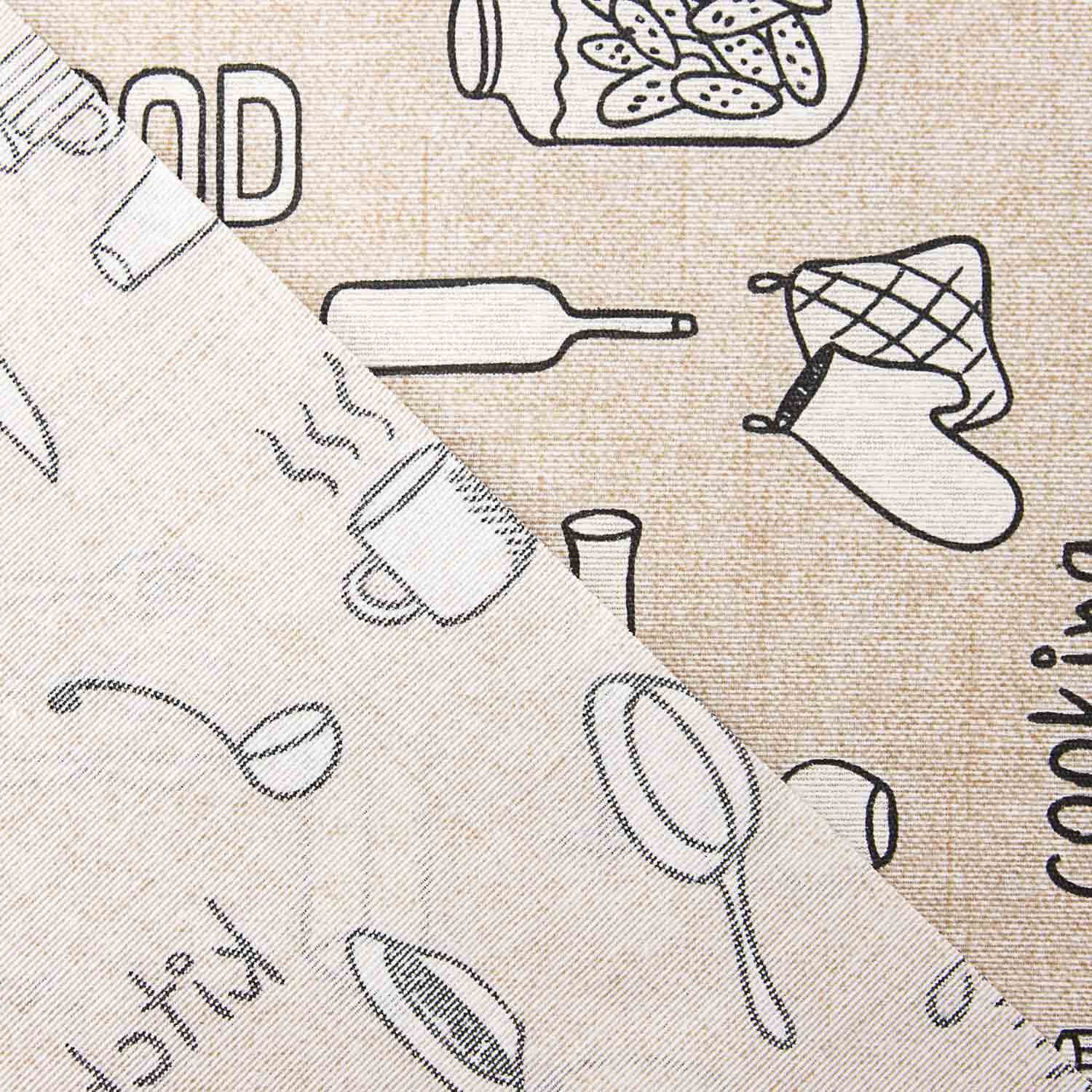 Mantel Resinado Cocina Food Ilustrado - Ribes y Casals