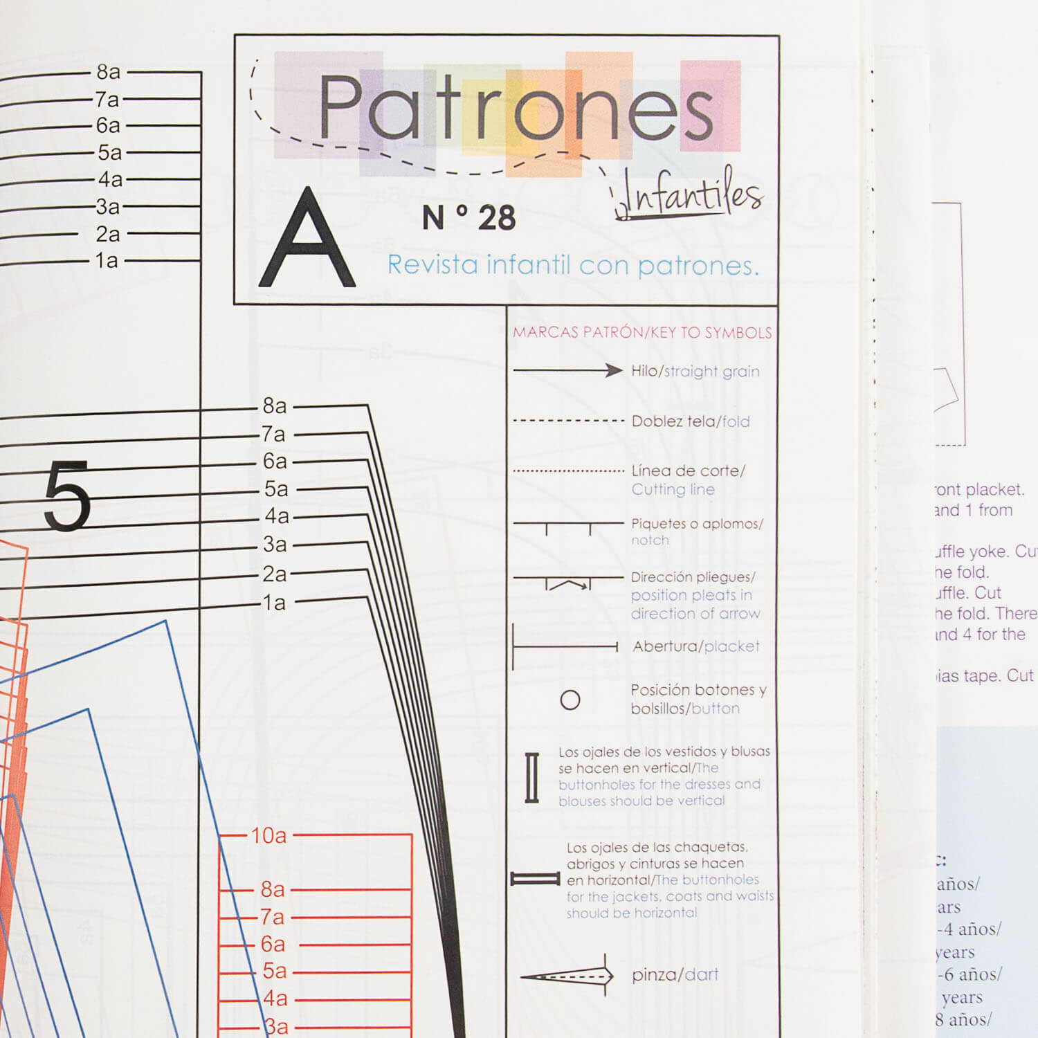 Patrones Moda Infantil nº28 - Ribes y Casals