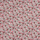 Sarga de Viscosa Estampada Flores Rosa y Burdeos - Ribes y Casals