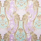 Satén Estampado Cachemira Lavanda - Ribes y Casals