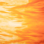 Satén Estampado Cascada Naranja - Ribes y Casals