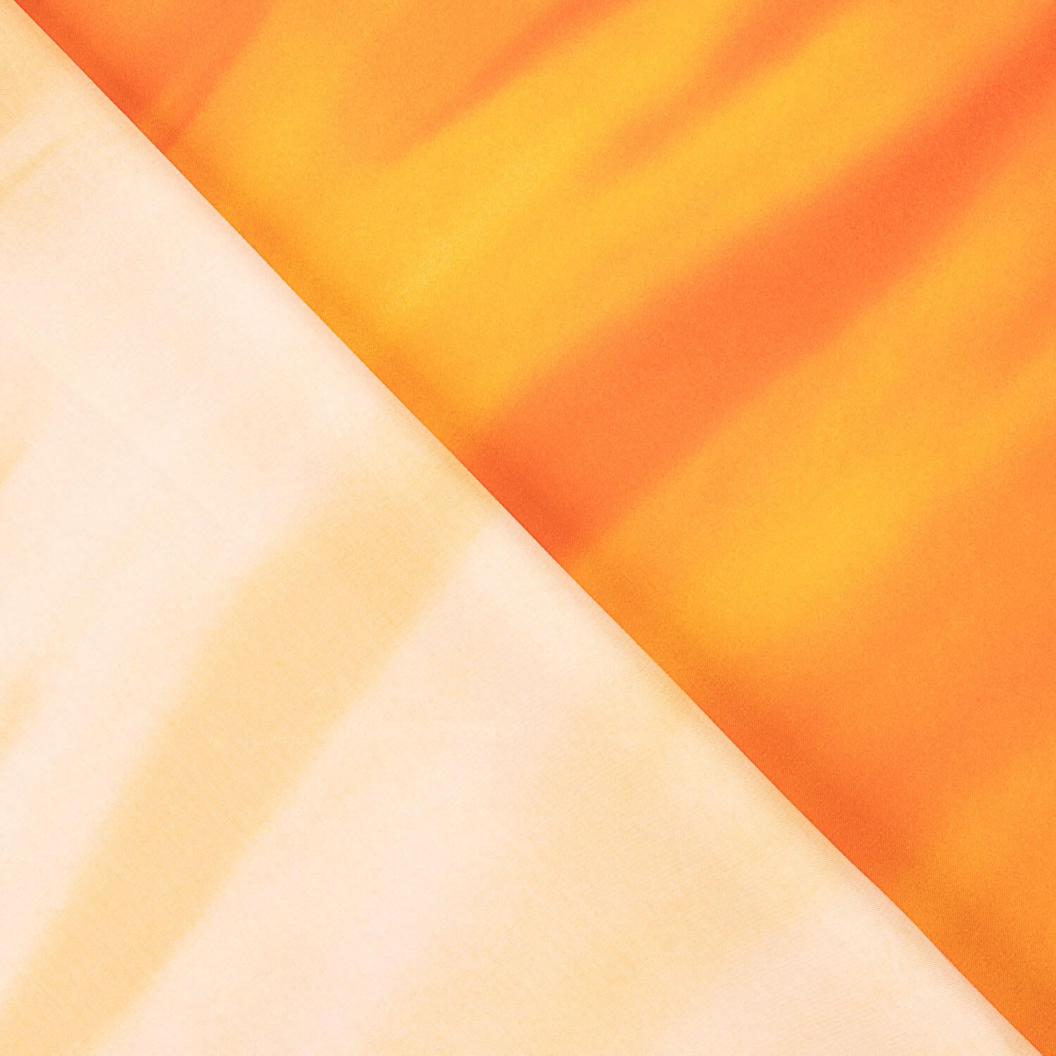 Satén Estampado Cascada Naranja - Ribes y Casals