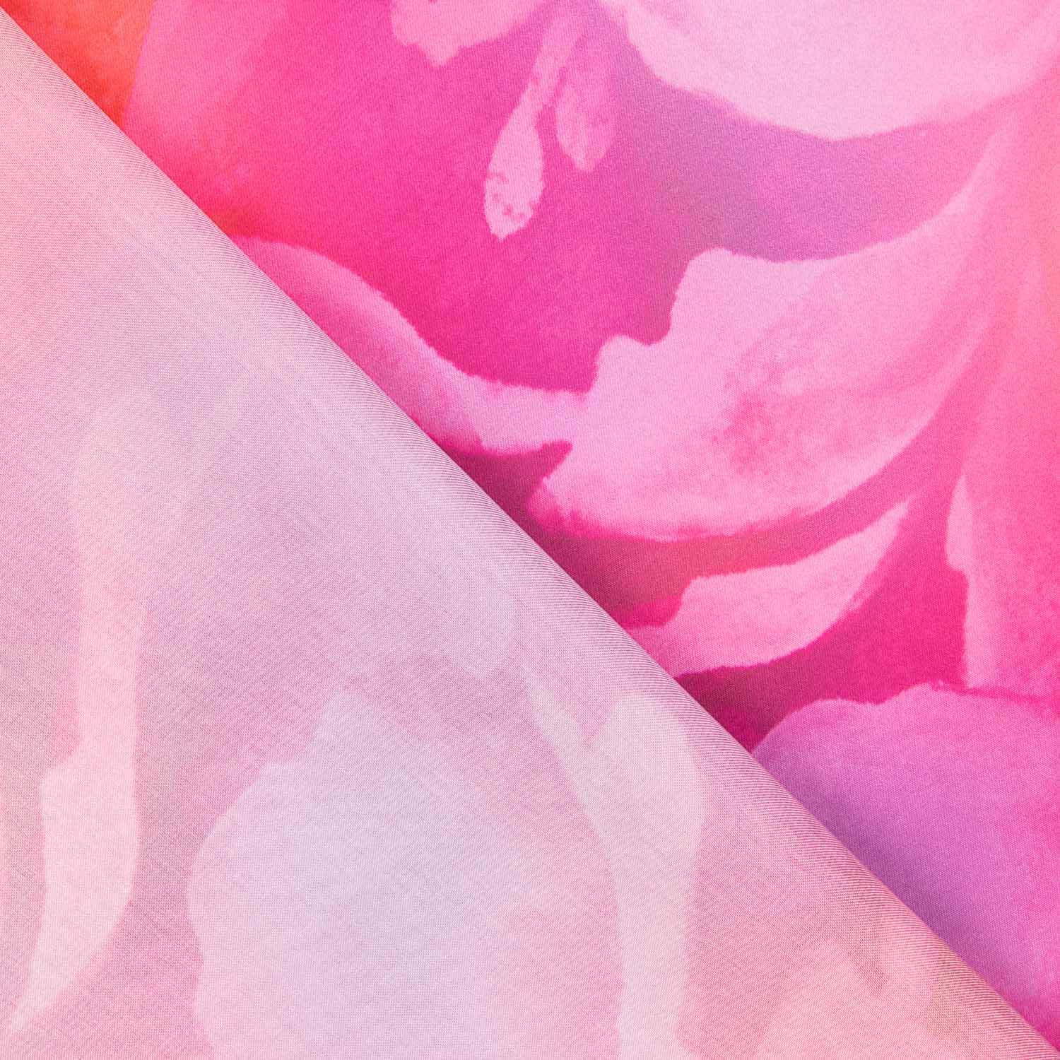 Satén Estampado Flash Fucsia - Ribes y Casals