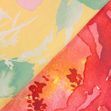 Satén Estampado Floral Amarillo - Ribes y Casals