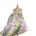 Satén Estampado Jardín - Ribes y Casals