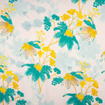 Satén Estampado Luna Verde Agua - Ribes y Casals