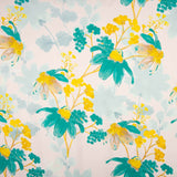 Satén Estampado Luna Verde Agua - Ribes y Casals