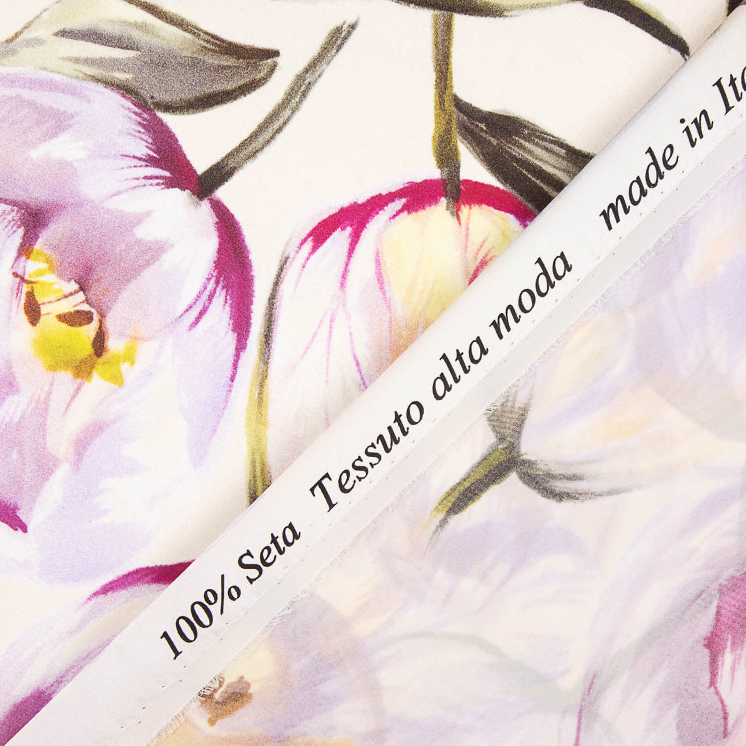 Satén de Seda Natural Jardín Romántico - Ribes y Casals