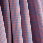 Popelina Seersucker Mini Cuadros Azul y Rosa - Ribes y Casals