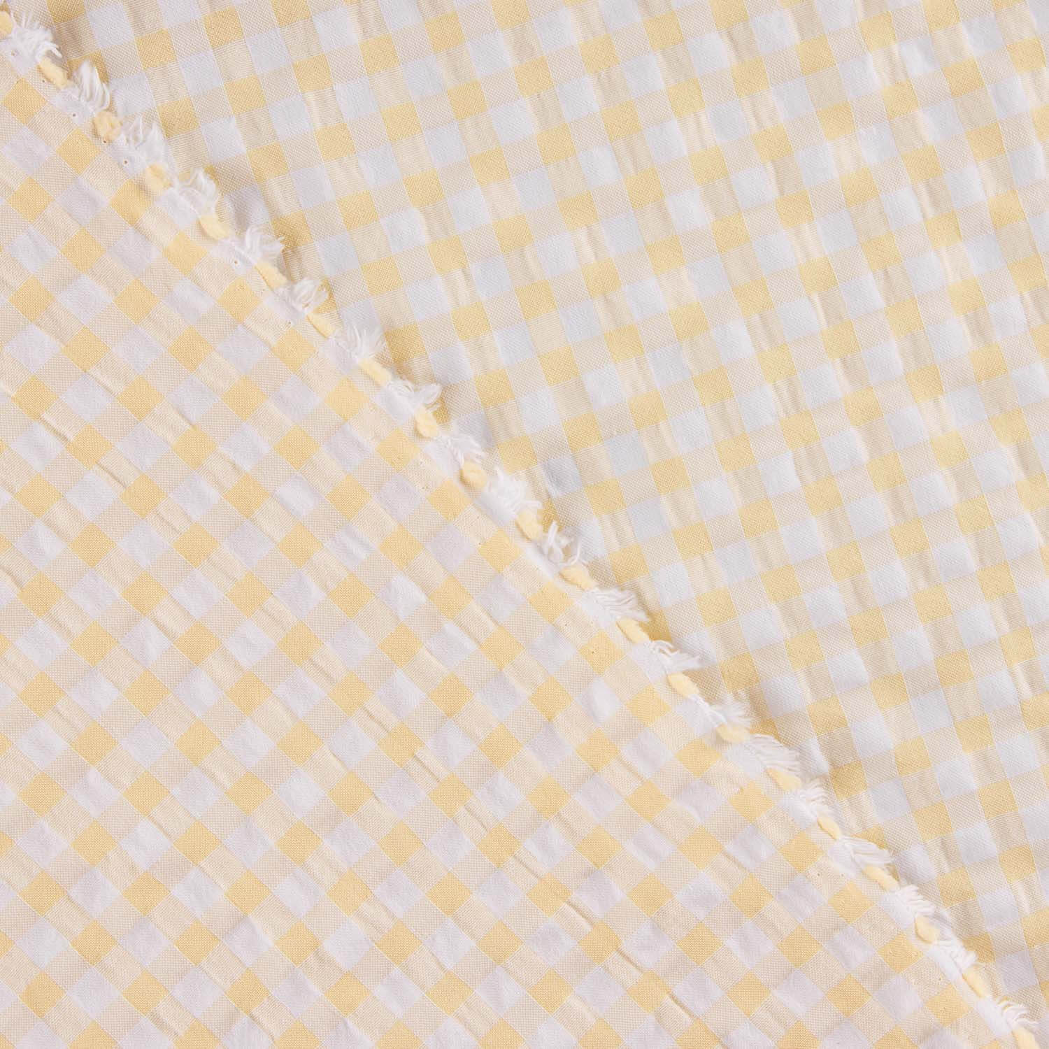 Seersucker Cuadros Crema - Ribes y Casals