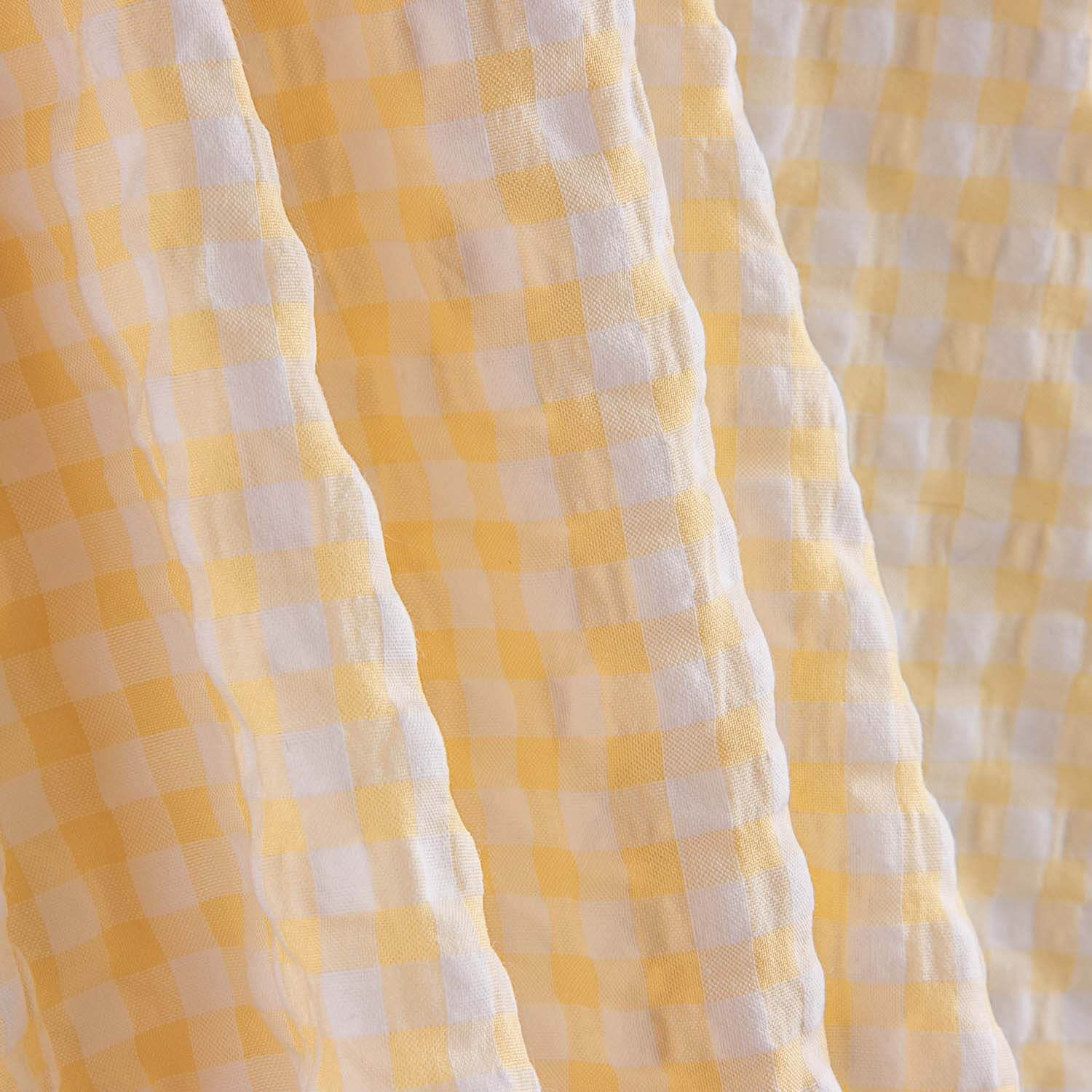 Seersucker Cuadros Crema - Ribes y Casals