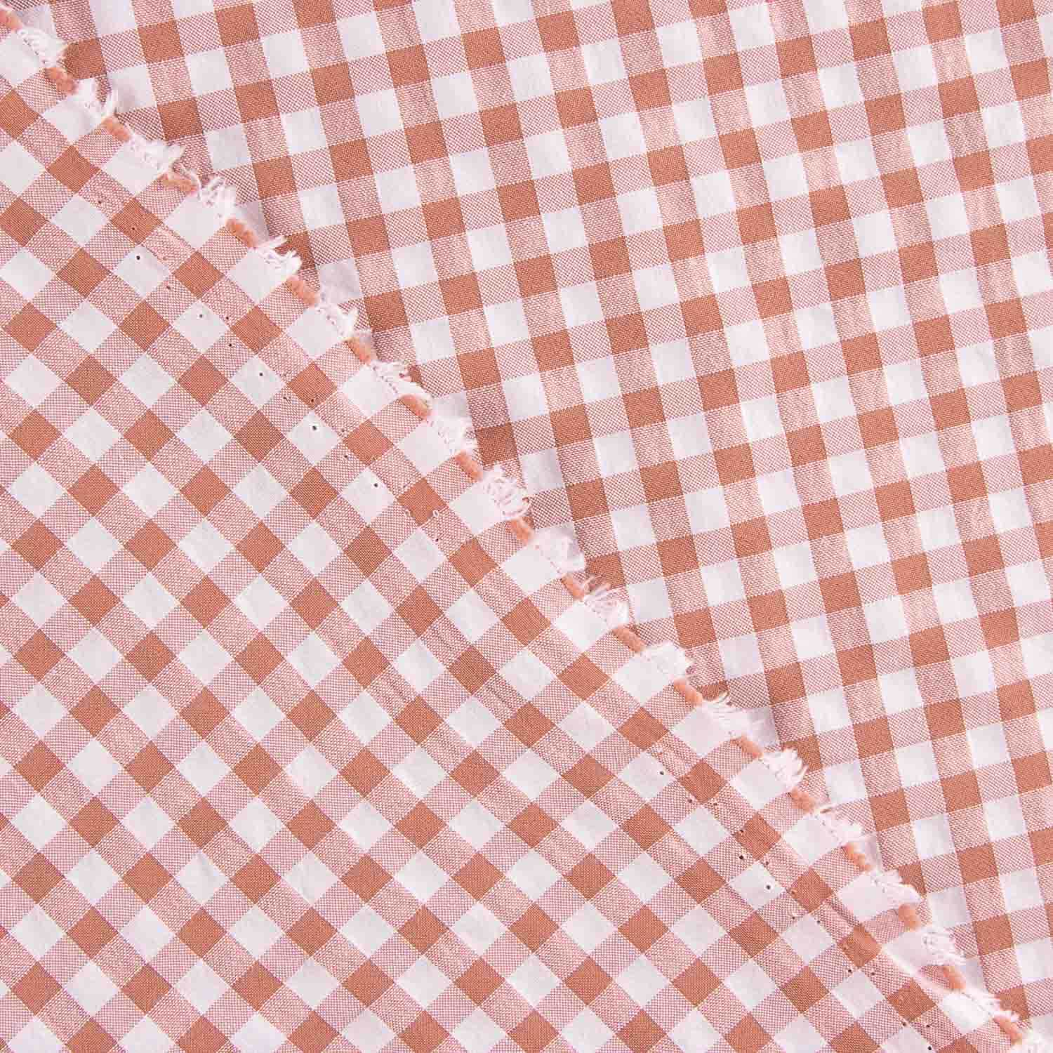 Seersucker Cuadros Rojos - Ribes y Casals