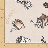 Loneta Estampada Café Vintage - Ribes y Casals