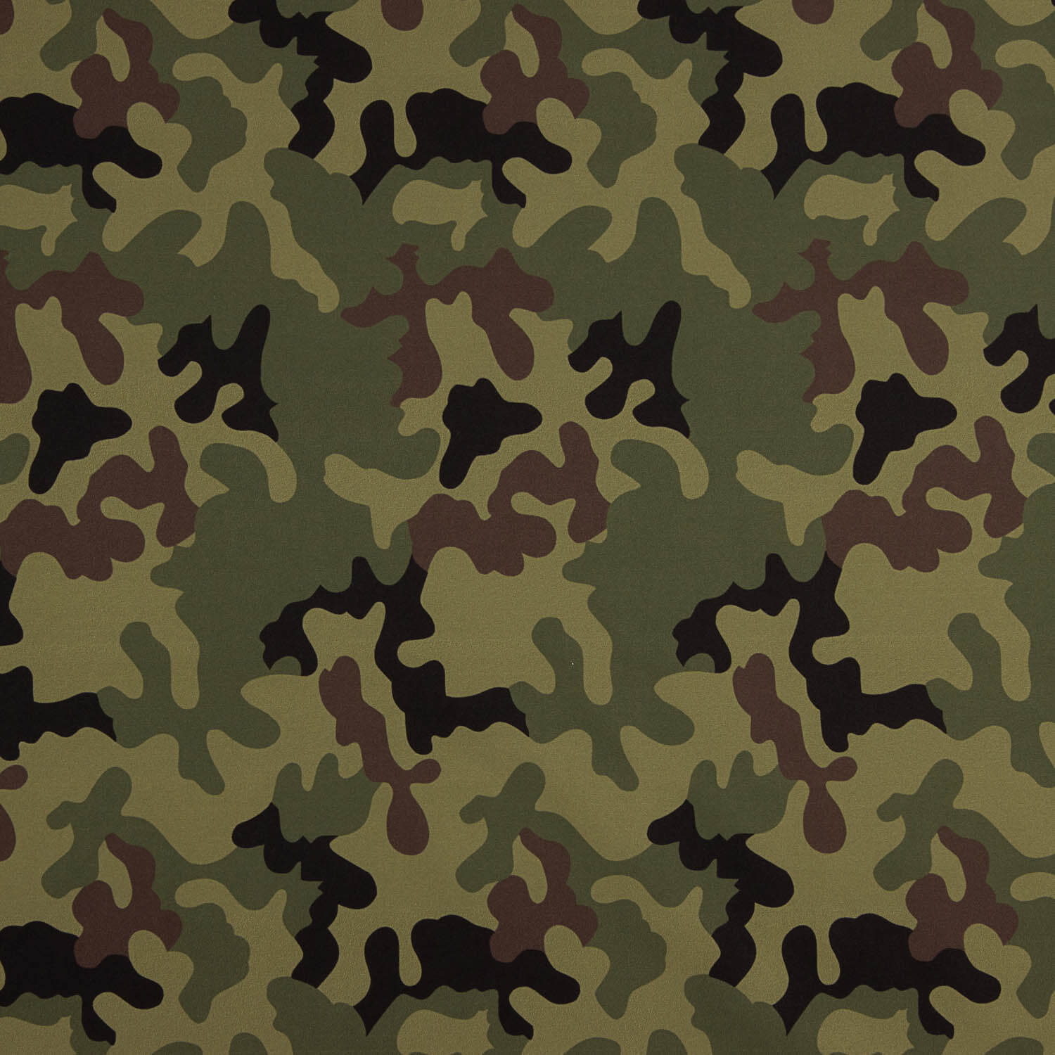 Fibra Técnica Sorona Estampado Camuflaje Verde - Ribes y Casals