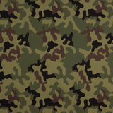 Fibra Técnica Sorona Estampado Camuflaje Verde - Ribes y Casals